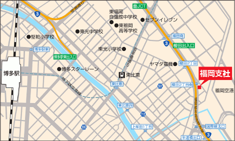 福岡支社MAP